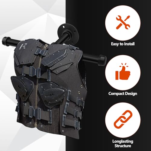Yaocom Weight Vest Wall Mount Hanger - Round Wall Mount for Gym & Garage Storage