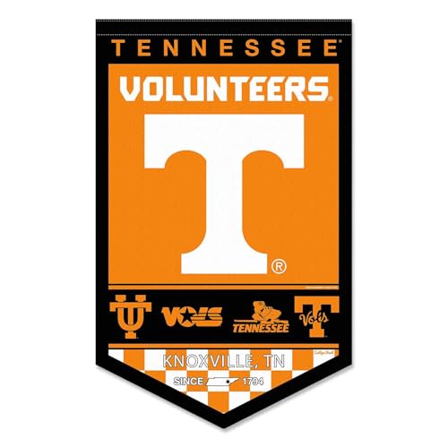 Tennessee Volunteers Heritage Banner - 15x24 Inch Felt Pennant for Fans