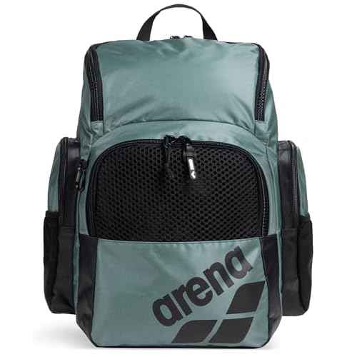 ARENA One Go Backpack Swimming Athlete Sports Gym Rucksack Multisport Daypack Medium Size Training Gear Equipment Swim Bag for Men and Women, 35 Liters, Sage