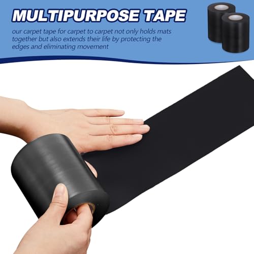 6 Rolls Wrestling Mat Tape 4 Inch PVC Adhesive Seam Tape for Gym Floors
