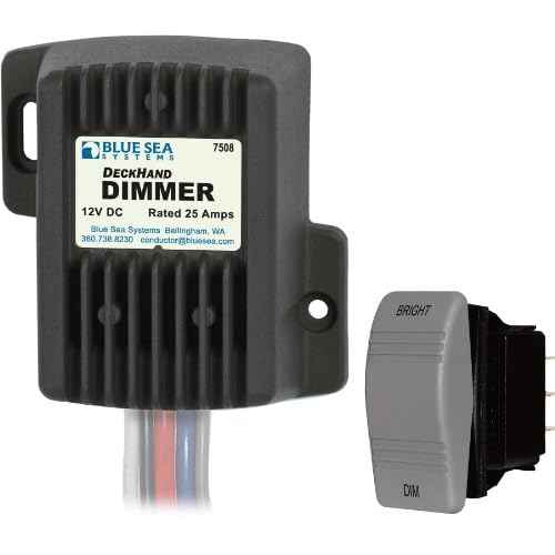 Blue Sea Systems 7508 12V DC 25A Deckhand Dimmer