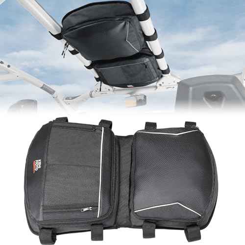 KEMIMOTO X3 Roof Storage Bag, Electric Device Tablet Holder Overhead Bag Compatible with 2017-2025 Can-Am Maverick X3 Max RS DS Turbo R, Black