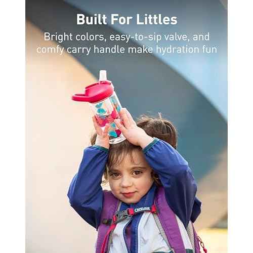 CamelBak Eddy+ Kids Bite Valve Straw Tritan Renew Water Bottle
