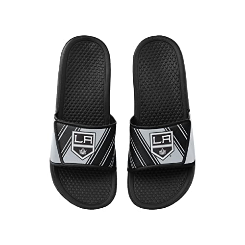 FOCO Men's NHL Team Logo Sport Shower Legacy Slide Flip Flop Sandals