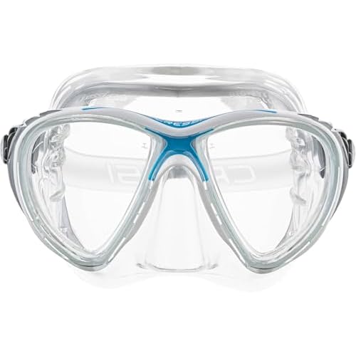 Cressi Adult High-End Scuba Diving Mask, Made in the Revolutionary Crystal Silicone - Big Eyes Evolution Crystal: Made in Italy