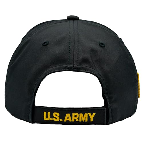 Vietnam Veteran Baseball Cap for Men US Army Official Black Seal One Size