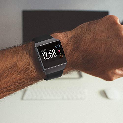 Pink Small Silicone Fitbit Ionic Band - Breathable Replacement Strap