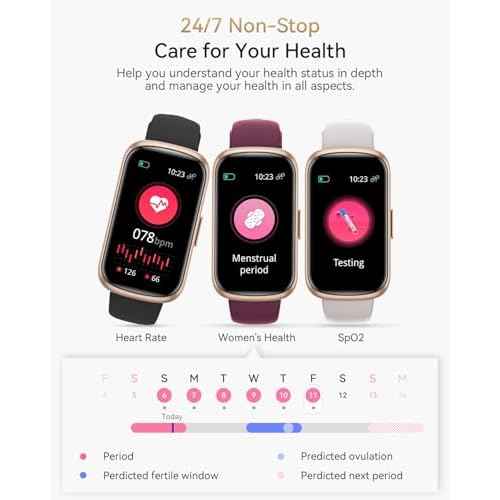Fitness Tracker Watch, Smart Watches for Women with Heart Rate/Blood Oxygen/Sleep Monitor, 20+ Sports Modes Fitness Watches for Women/Men, Activity & Step Tracker Smart Watch for Android/iOS Phones