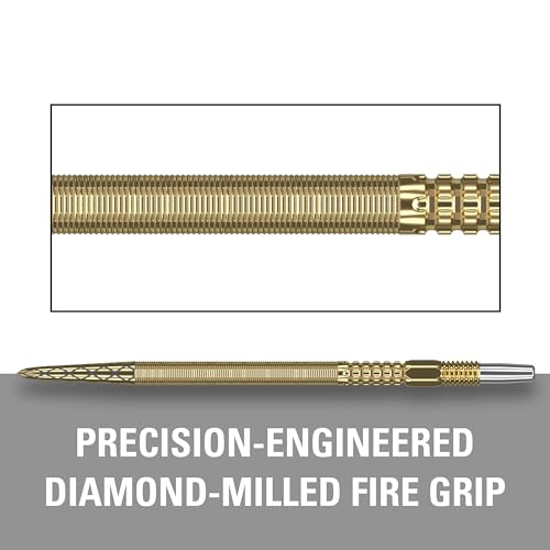 Target Darts Swiss Point DX Gold 35mm Interchangeable Dart Tips - Set of 3