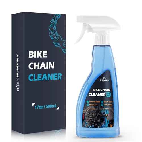Bike Chain Degreaser, 17 fl oz Bike Degreaser Spray Non-foaming Design, Bike Degreaser Suitable for MTB/Gravel/Road/Mountain Bikes