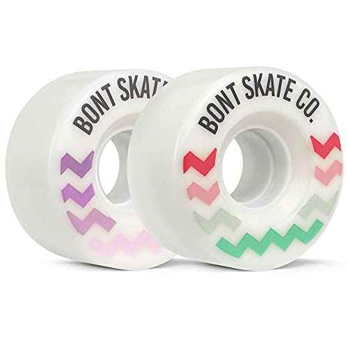 Bont Skates Glide Outdoor Roller Skate Wheels - 78A, 57x32mm - Set of 4 or 8
