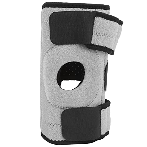 NYSUZHOUJI Breathable 4 Springs Kneepad Protective Gear For Sports Climbing Running Fitness (Black Gray)