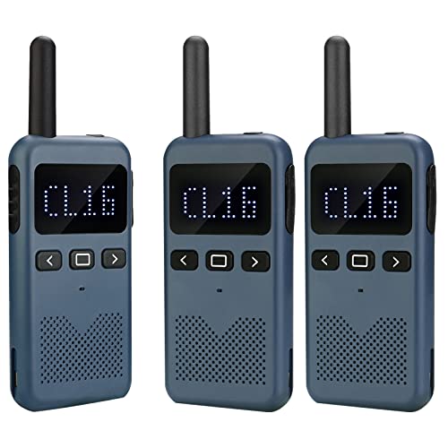 Compact Rechargeable Walkie Talkie for Adults - 22 Channels, Long Battery Life