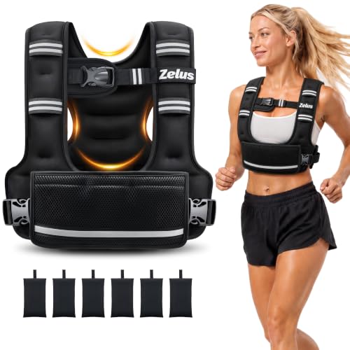 Weighted Vest for Women Men 4-10LB Adjustable Training Vest Ergonomic Fit