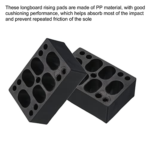 28mm Skateboard Riser Pads 2 Pack Angled Wedge Shock Absorbers for Trucks