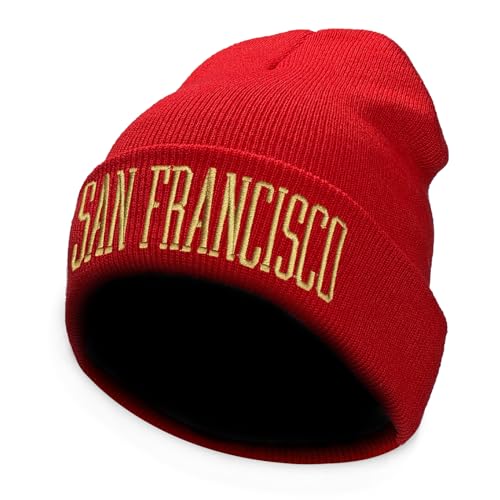 Winter Hat Cities Beanie for Men and Women Knit Cuffed Cap Perfect for Gifts