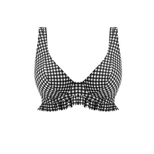 Freya Womens Check in Underwire High Apex Bikini Top