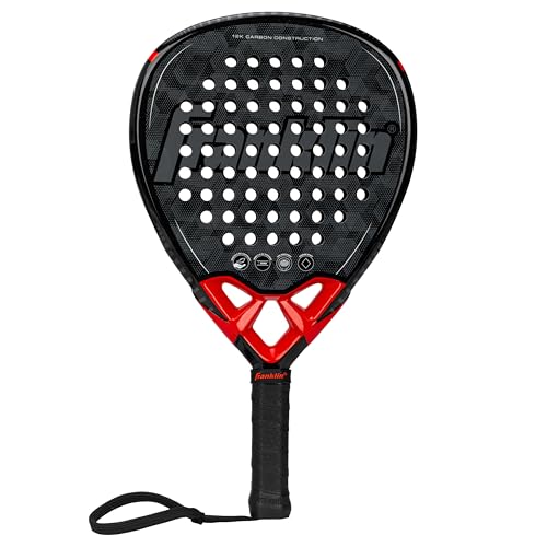 Franklin Sports Aurora, Endeavor + Glide Padel Rackets with Foam Core for Intermediate + Advanced Players - 365g Lightweight