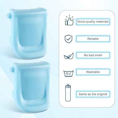 2pcs Replacement Lid Clip, Bottle Clasp for Gatorade GX (Light Blue)