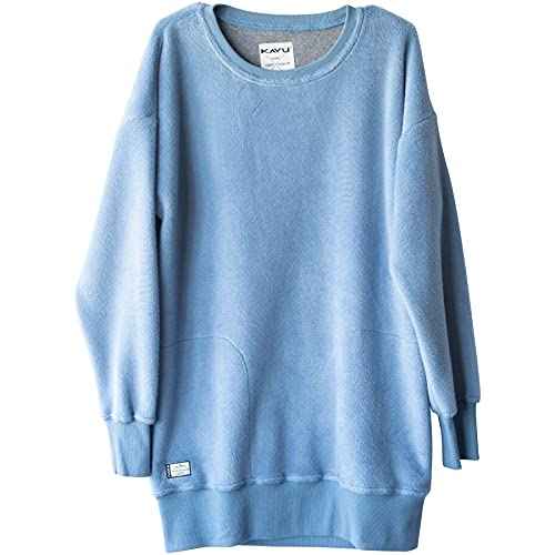 KAVU Riverton Mid Thigh Sweatshirt - Long Crew Neck Sweater