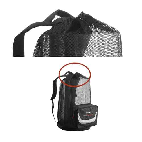 Mares Cruise Mesh Elite Backpack - Foldable Lightweight Mesh Diving Gear Sports Bag w/Drainage Hole, 114 Liter Capacity