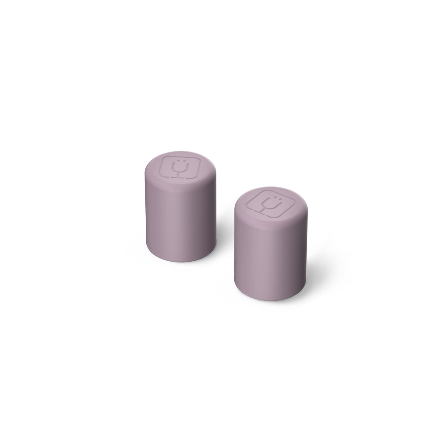 BrüMate Magnetic Straw Caps | Silicone Straw Topper 2-pack | Dust & Dirt Resistant | Compatible with All Era and Resa Tumblers (Lilac Dusk)