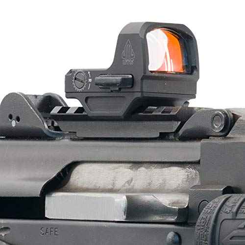 UTG OP3 Micro SL, Red 4.0 MOA Single Dot, Side Loading, Black