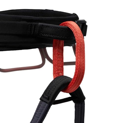 BLACK DIAMOND Men's Solution Rock Climbing Harness, Carbon, Medium