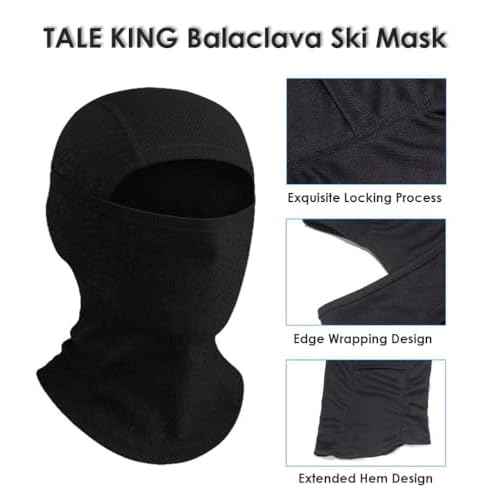 Ski Mask for Men & Women Balaclava Face Mask Summer Breathable Full Head Shiesty Masks for Football Motorcycle UV Protection