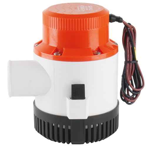 SEAFLO 01 Series 4700 GPH Bilge Pump ? 12V, 2" Outlet, Marine Submersible Pump, Anti-Airlock Protection, Snap-Off Strainer Base, CE & RoHS Certified ? 4-Year Warranty