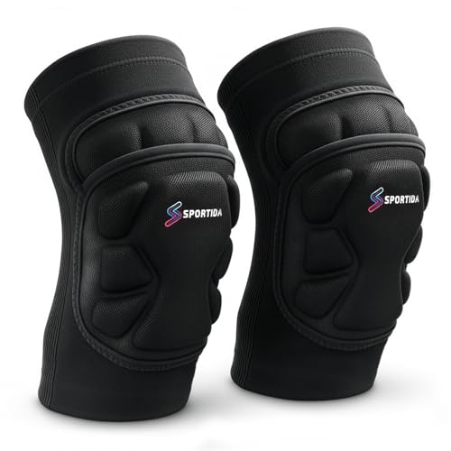 Large Sports Knee Pads for Multi-Sport Impact Protection - Soccer, Volleyball, Basketball
