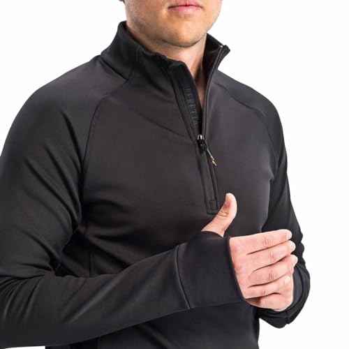 Beretta Men's Stretch Tech Half Zip Fleece - High-Performance Regular Fit Shirt for Hunting, Fishing & Active Lifestyle