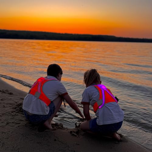 Child Reflective Safety Vest - Small, Durable, Highly Adjustable for Biking & Outdoor Play