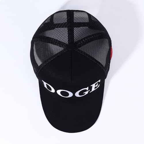 Doge Hat Elon Musk Inspired Embroidered Dad Cap- Government Efficiency Embroidered Baseball Hat, Adjustable Cotton Cap