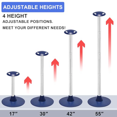 Boat Cover Support Poles Adjustable Water Pooling Prevention System - 2 Pack