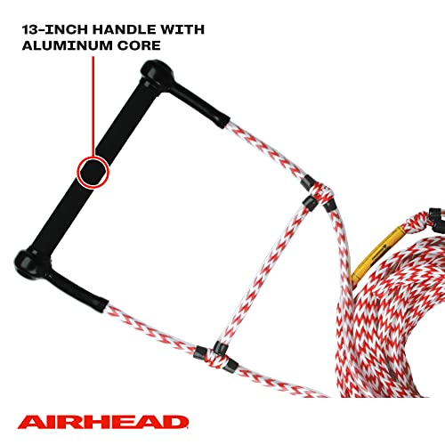 Water Ski Training Rope 75 Feet with Handle & EVA Grip for Beginners