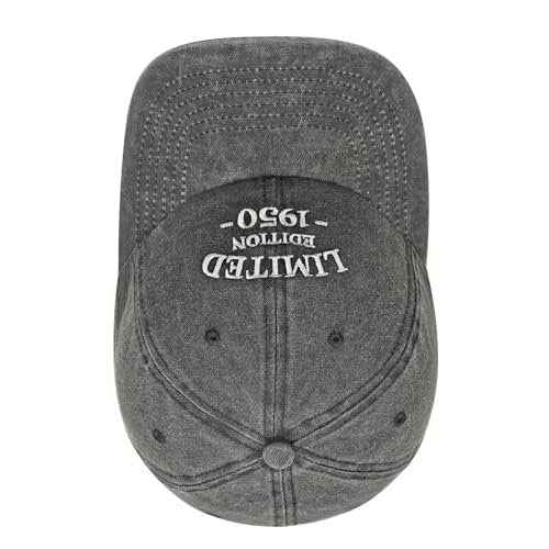 75th Birthday Gifts for Men Women, Happy 75th Birthday Decorations - Embroidered Baseball Caps Adjustable