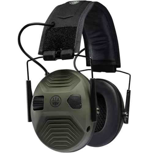 Beretta Electronic Earmuffs - 32dB SNR Protection | Compact Ergonomic Active Electronic Noise Reduction Cancelling Headset