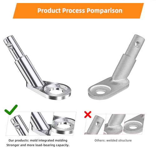 Bicycle Trailer Hitch Coupler 12mm for Most Bike Trailers Silver