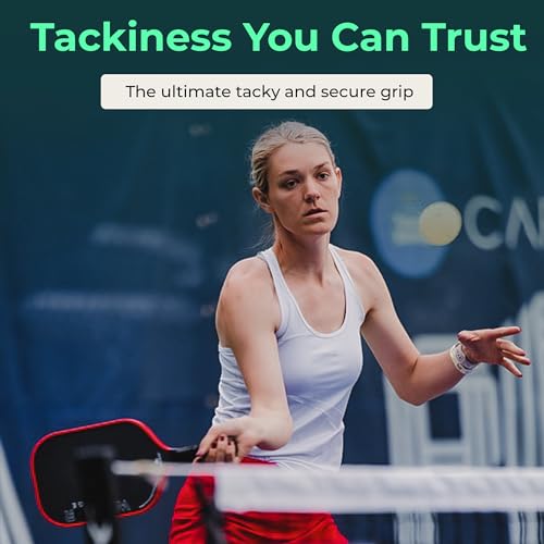 Volt 6-Pack Tacky Moisture-Wicking Pickleball Paddle Grip Tape - Ultra-Thin & Secure