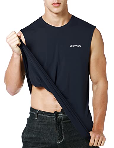 Men's UPF 50+ Quick Dry Sleeveless Shirt for Summer Gym & Workout