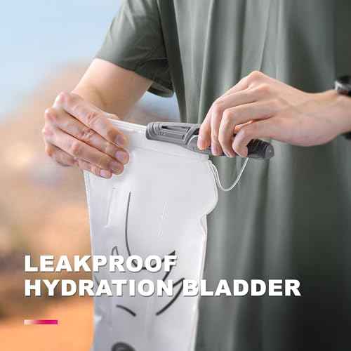 Water Bladder 1.5L-2 Liter, BPA -Free Hydration Bladder for Hiking Backpack, Leak - Proof Water Reservoir Storage Bag for Hiking, Running, Camping & Outdoor Adventures