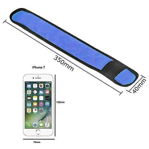LOBKIN Safety Bracelets, LED Slap Armband Kids Walking at Night Safe LED Light Wrist Light Reflective Belt, Magic Band Running Lights for Runners