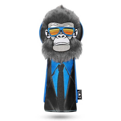Craftsman Golf Gorilla Driver Headcover - Fun Golf Club Protector for Men