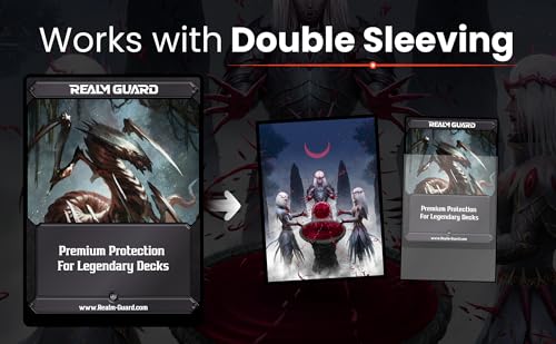 Regular Vampire Ritual Card Sleeves 100 Pack - Hand-Drawn Textured Matte TCG/MTG