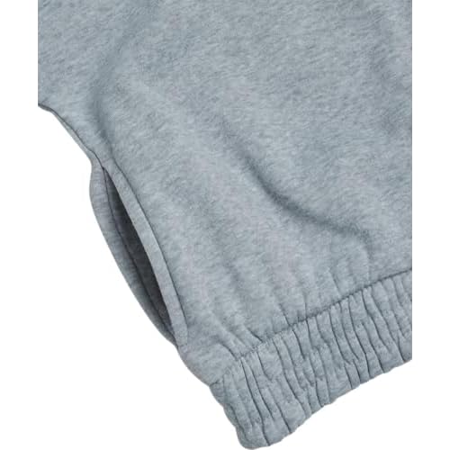 RBX Girls Sweat Set - 2 Piece 1/4 Zip Mock Neck Fleece Pullover Sweatshirt and Matching Cargo Jogger Sweatpants (7-12)