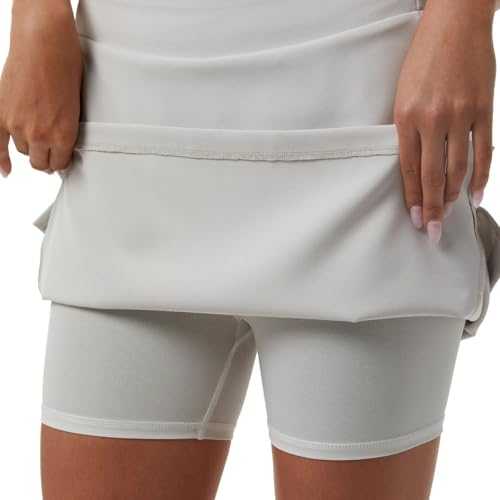 XX-Large Women's Active Skort with Pockets - Light Gray, 32 Degrees