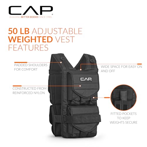 CAP Barbell Adjustable Weighted Vest | Various Sizes