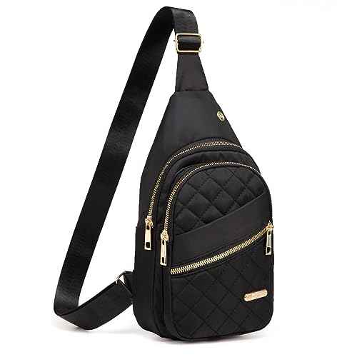 Small Sling Bag for Womenm Men, Sling Backpack Daypack Fanny Pack Crossbody Bags for Hiking Travel Sports Running