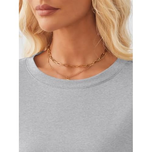 Trendy Queen Womens Crewneck Long Sleeve Tops Casual Sweaters Fall Fashion Outfits Winter Clothes 2025